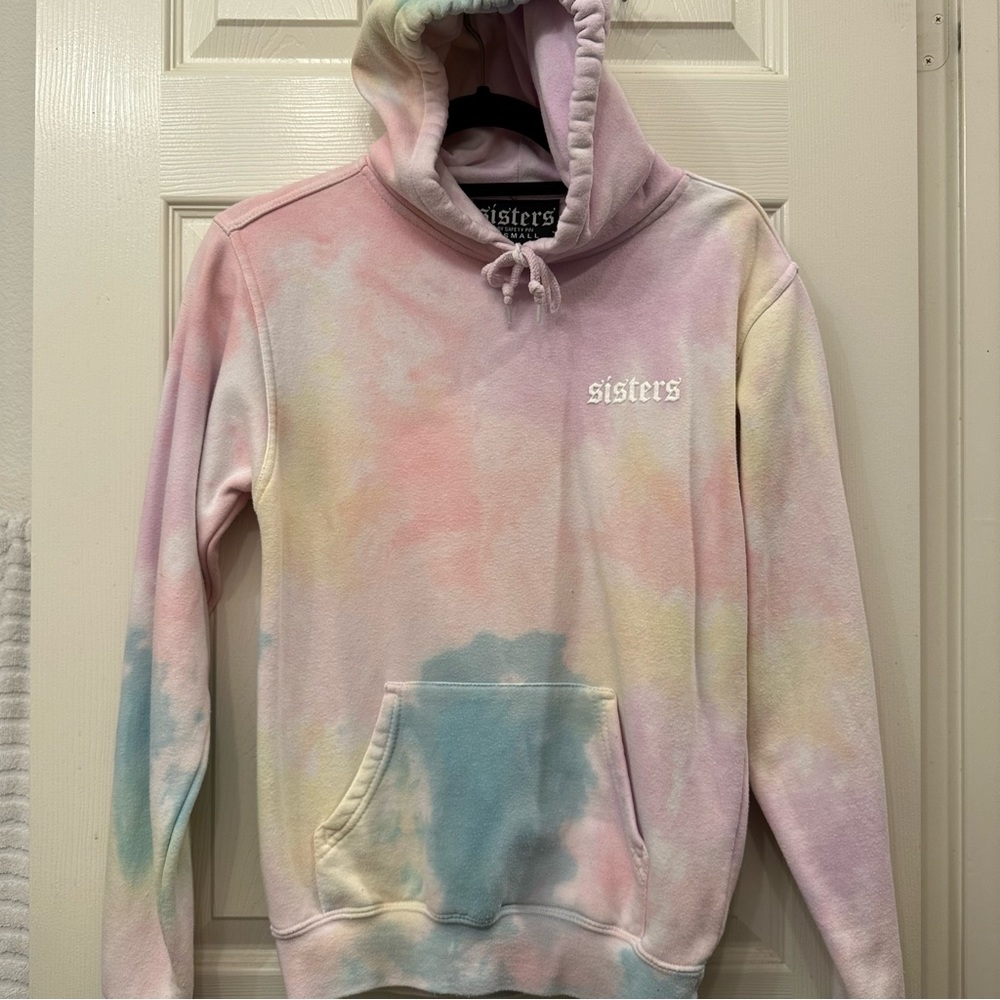 Sisters Apparel by Safety Pin Tie Dye Pullover Hoodie Sweatshirt James Charles